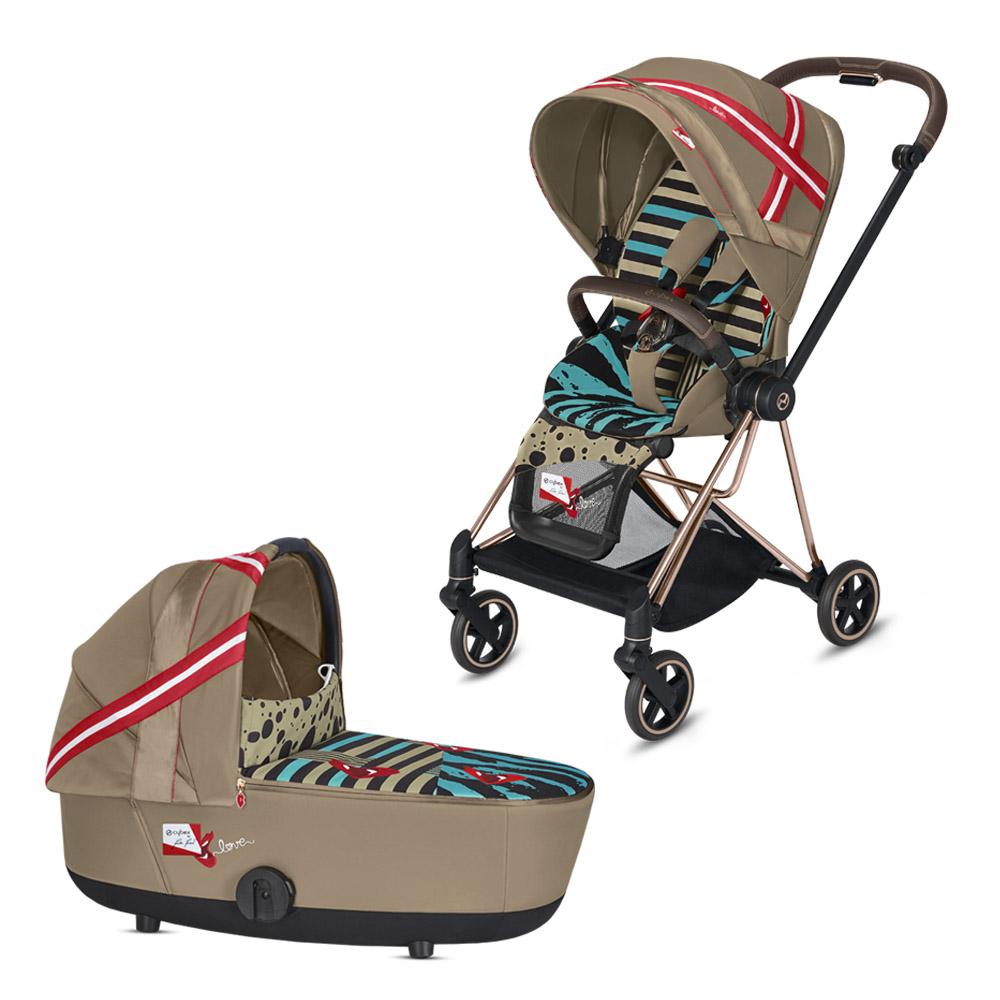 Cybex Mios stroller set Fashion Karolina Kurkova One Love rose gold 3in1 - Cybex